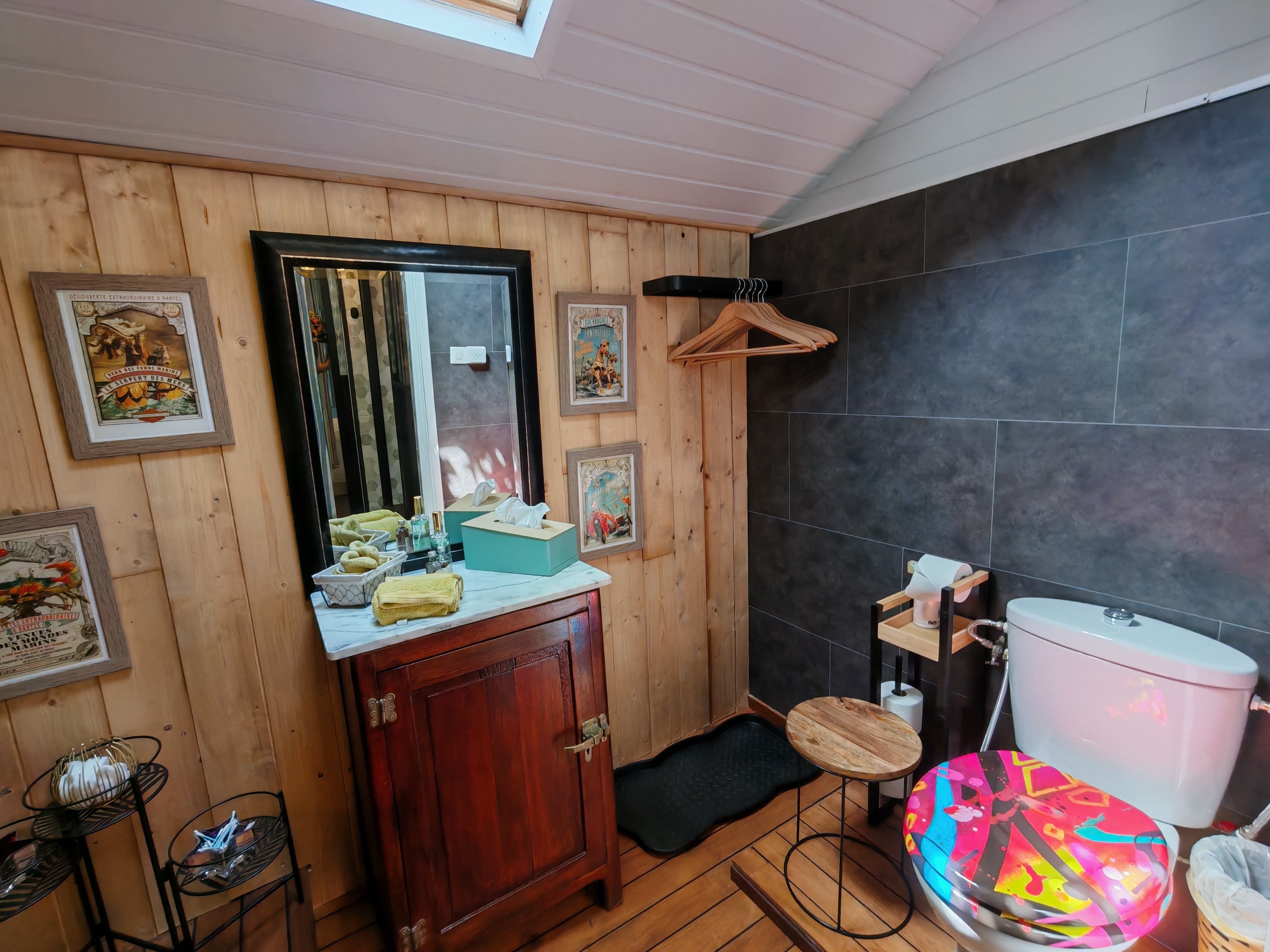 Salle d'eau Lotus Bleu - l'Atelier