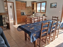 Kitchen, living room – Arnica holiday cottage