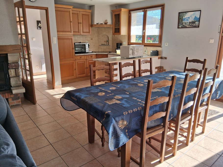 Kitchen, living room – Arnica holiday cottage