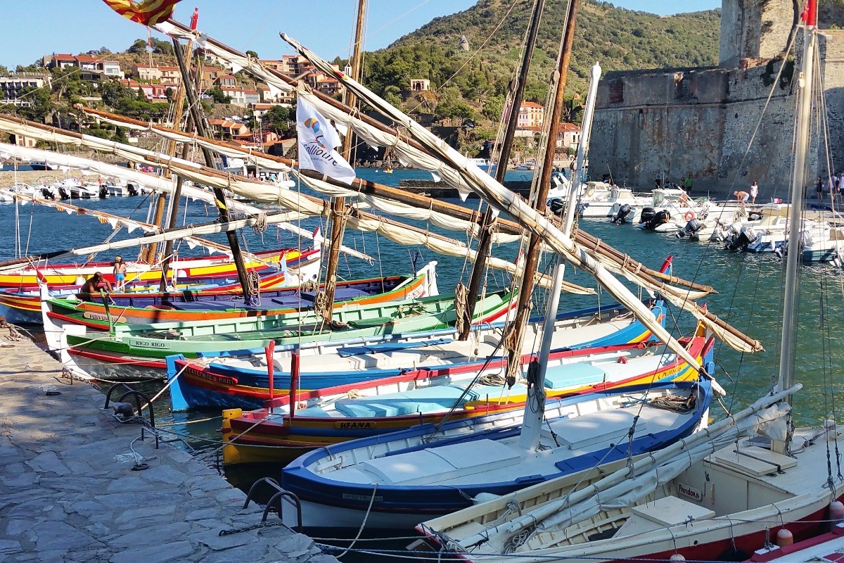 Catalan boats in the port