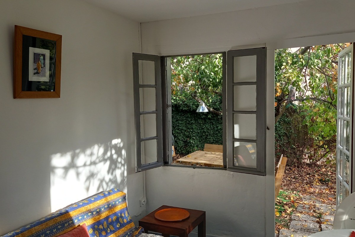 Entrée du gîte, Les Marronniers, Reillanne