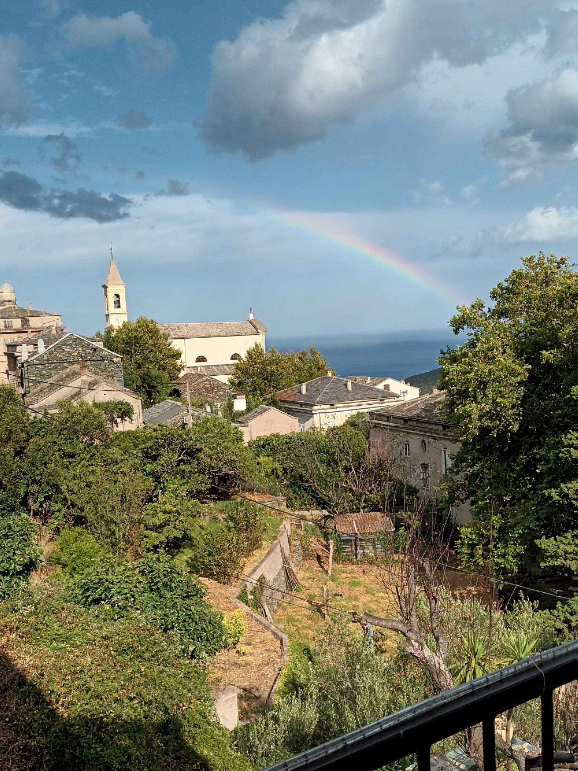 arc en ciel sur Elbe