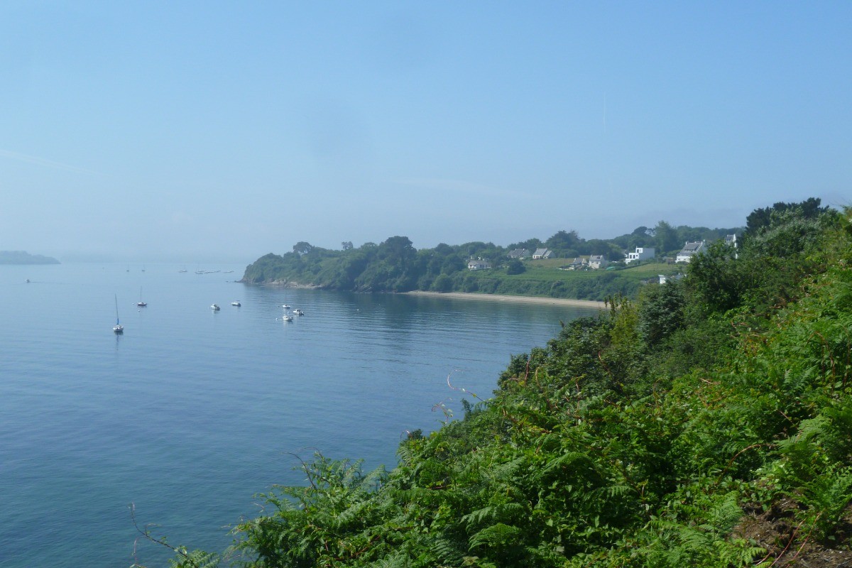 Vue du jardin de la location