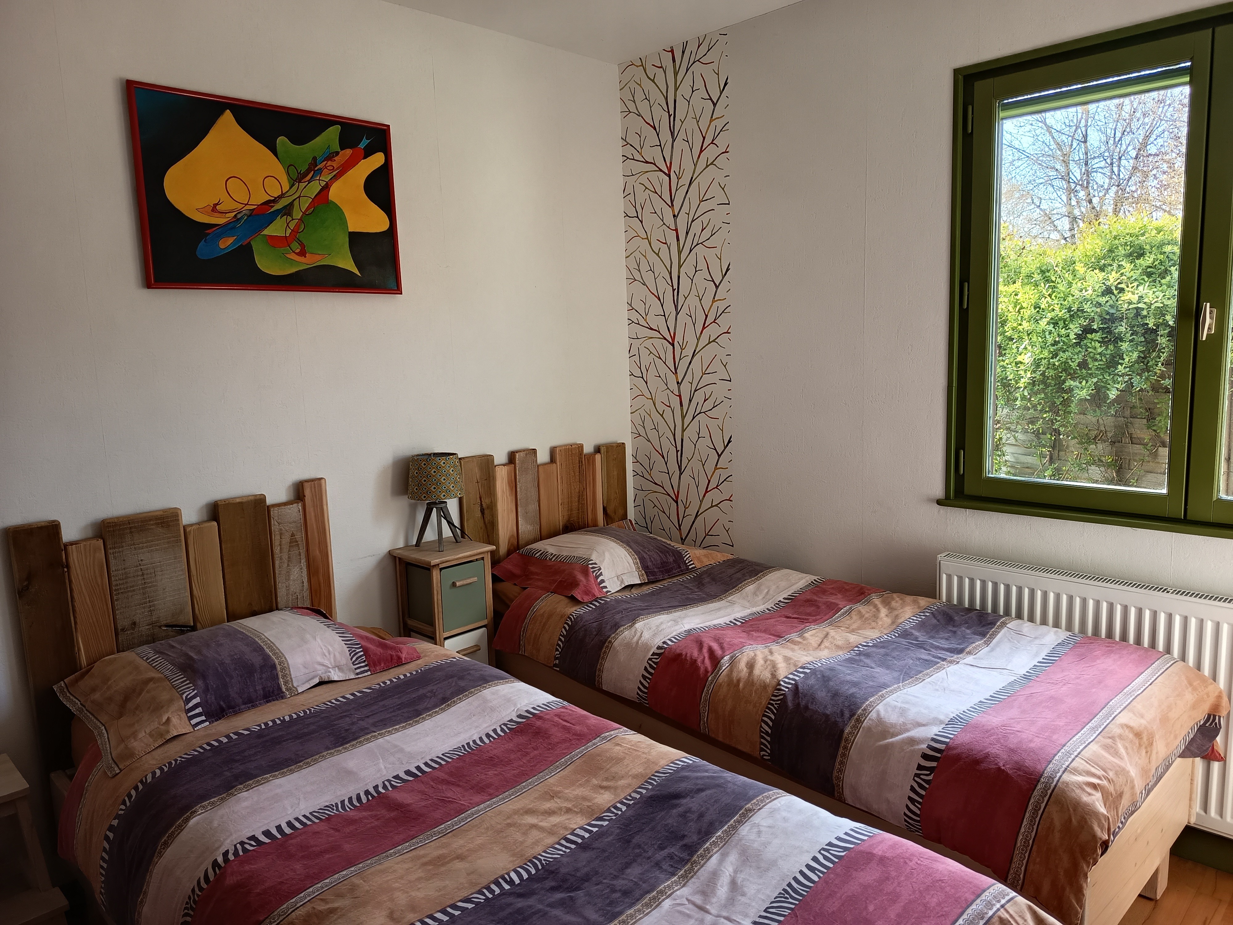 Bedroom 2 with two adjustable beds