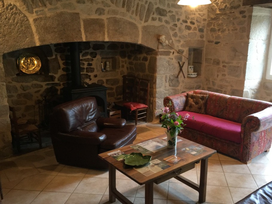 Cheminée et salon