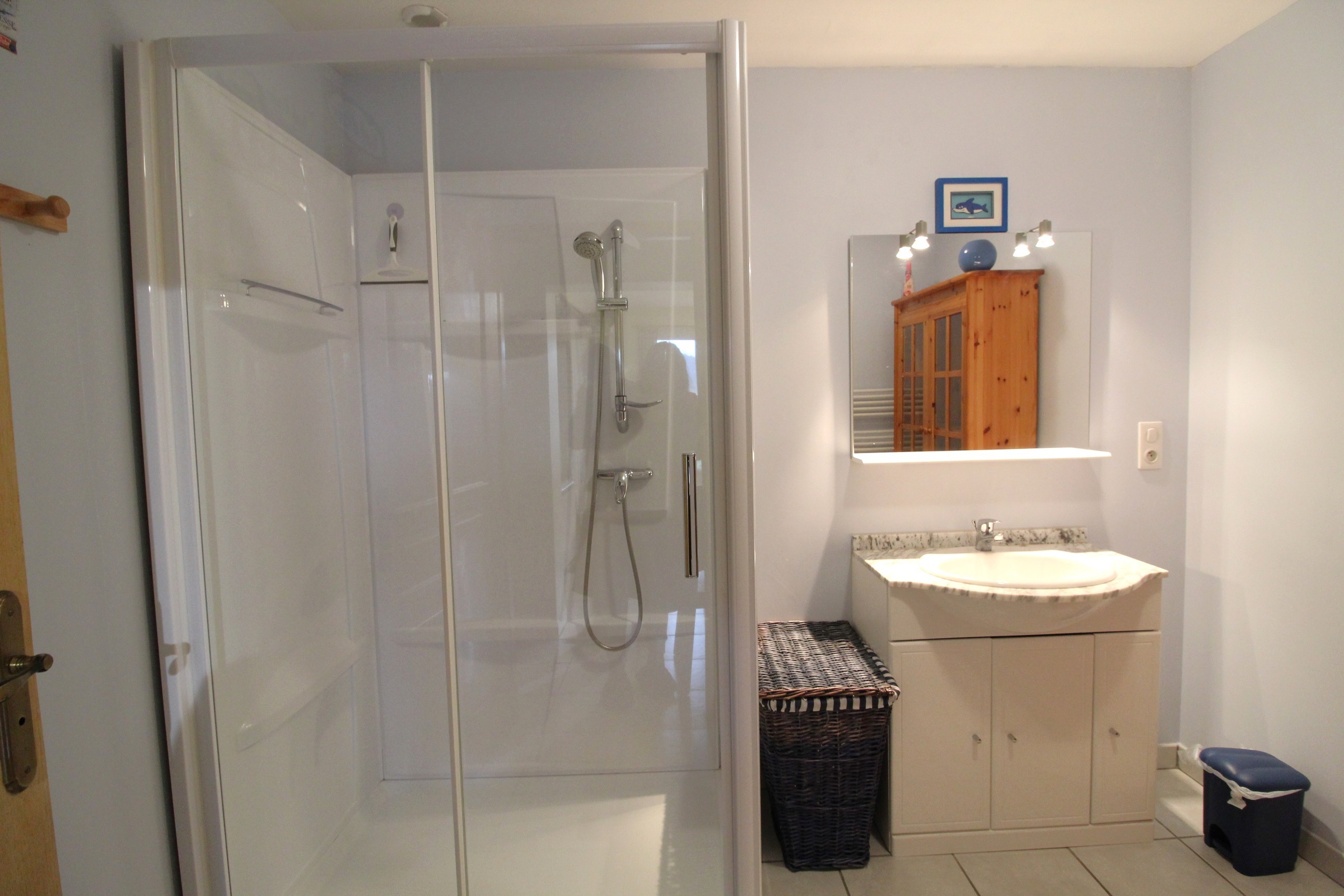 Salle d'eau - Appartement, Le Chalet Vert, à La Bresse