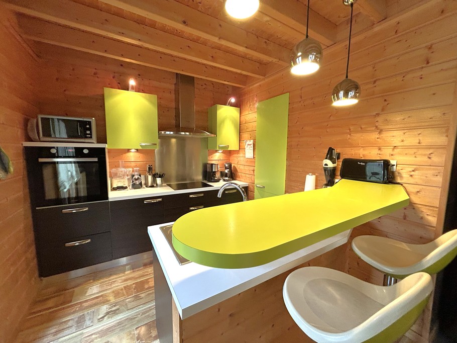 Kitchen - Chalet Poème near Lac de Longemer