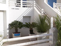 Vue partielle terrasse côté mer