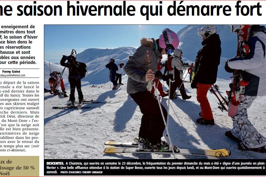 Le Sancy enneigé