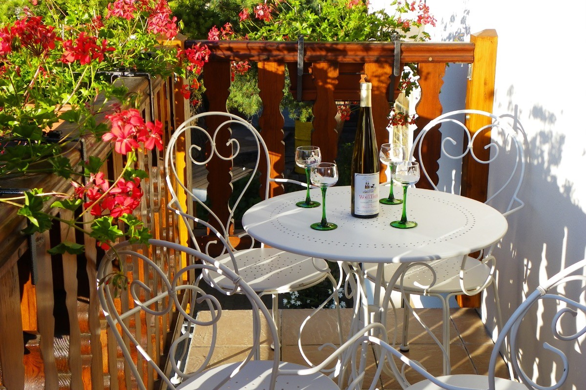 Balcon du gîte
