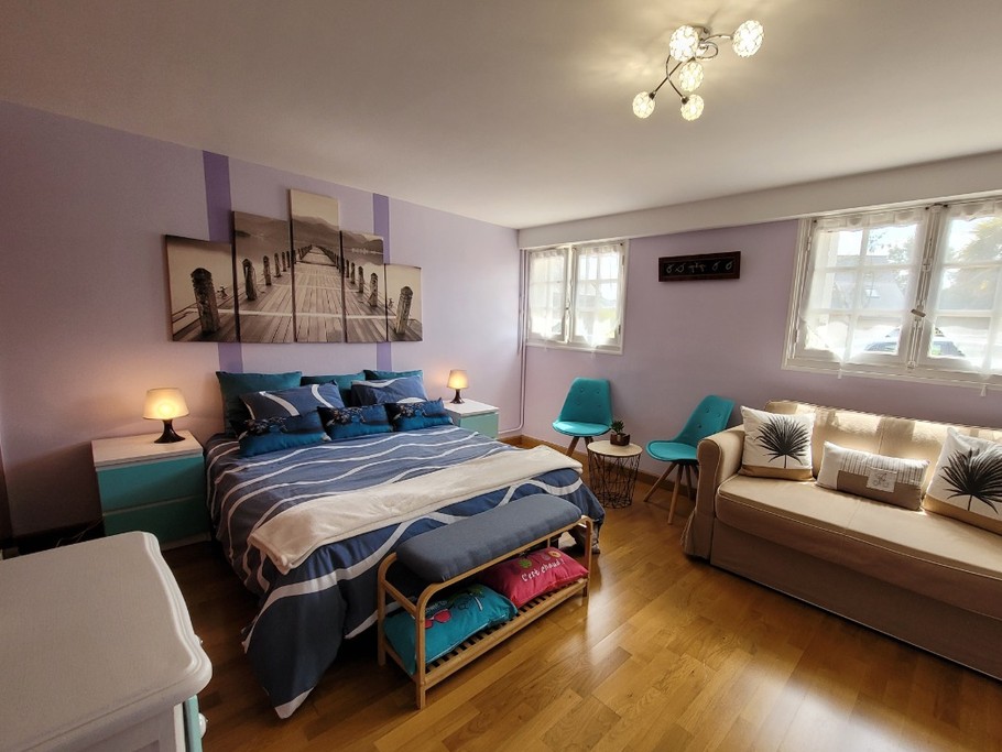 Location de vacances, 2 personnes, LANTIC, Chambre, salon