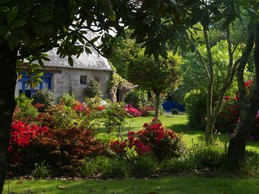 Ballade dans le jardin- Maison de village de caractère , dans jardin  magnifique, près de la mer. 6 pers.