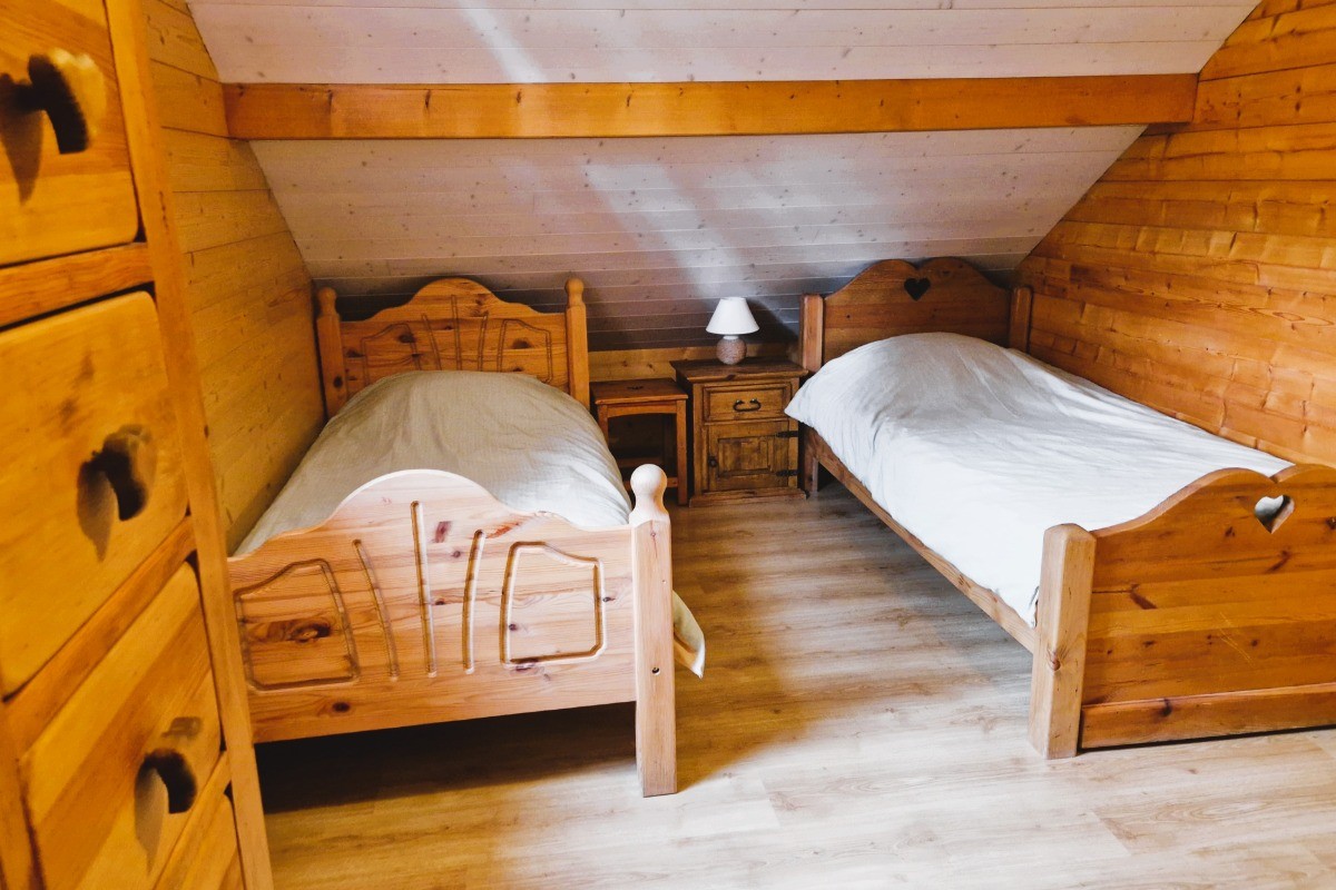 Chambre n°2 avec 2 lits simples - Chalet Biazot, proche du Lac de Xonrupt-Longemer