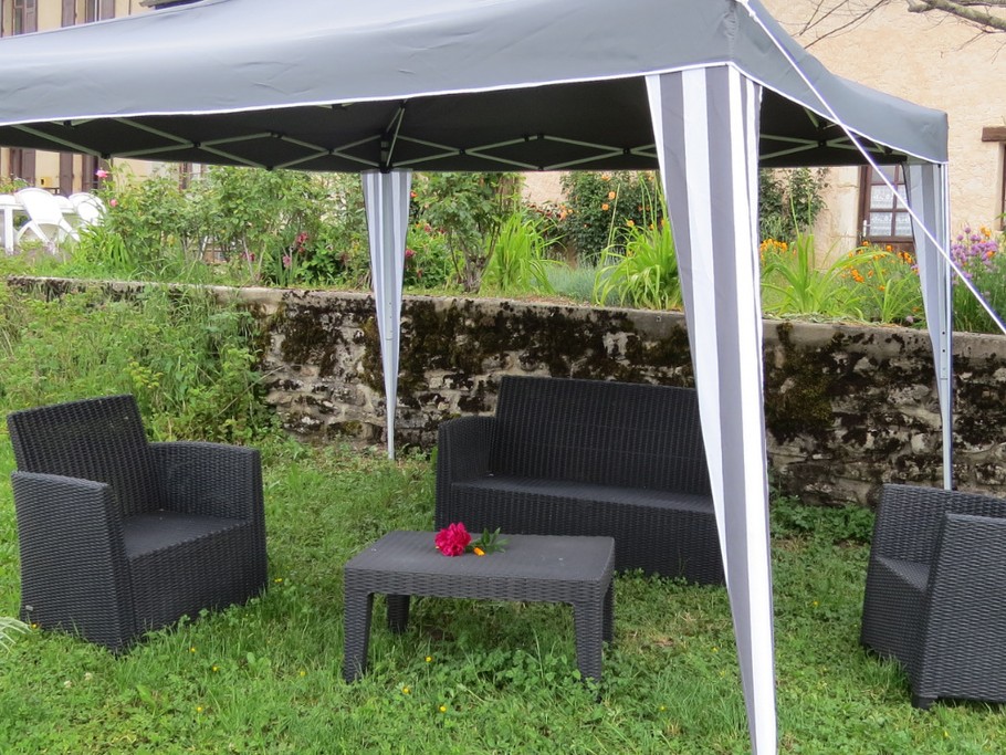 Salon d'extérieur à votre disposition