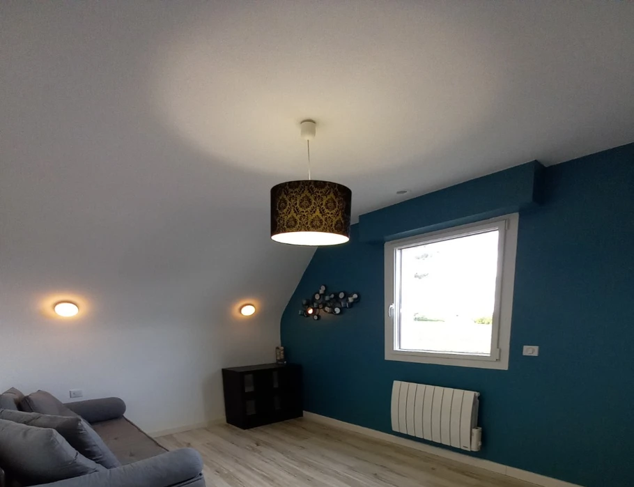 Clévacances - Location 10 personnes - chambre - Langueux - Maison avec jacuzzi