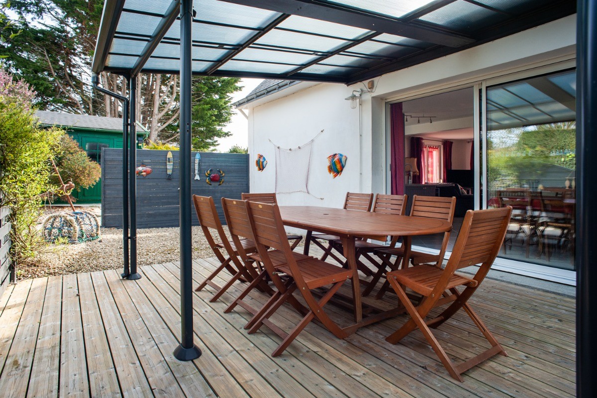 Terrasse couverte /coin repas