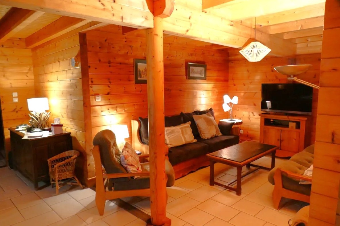 Salon - Chalet sous Le Théâtre, au cœur de Bussang dans les Vosges