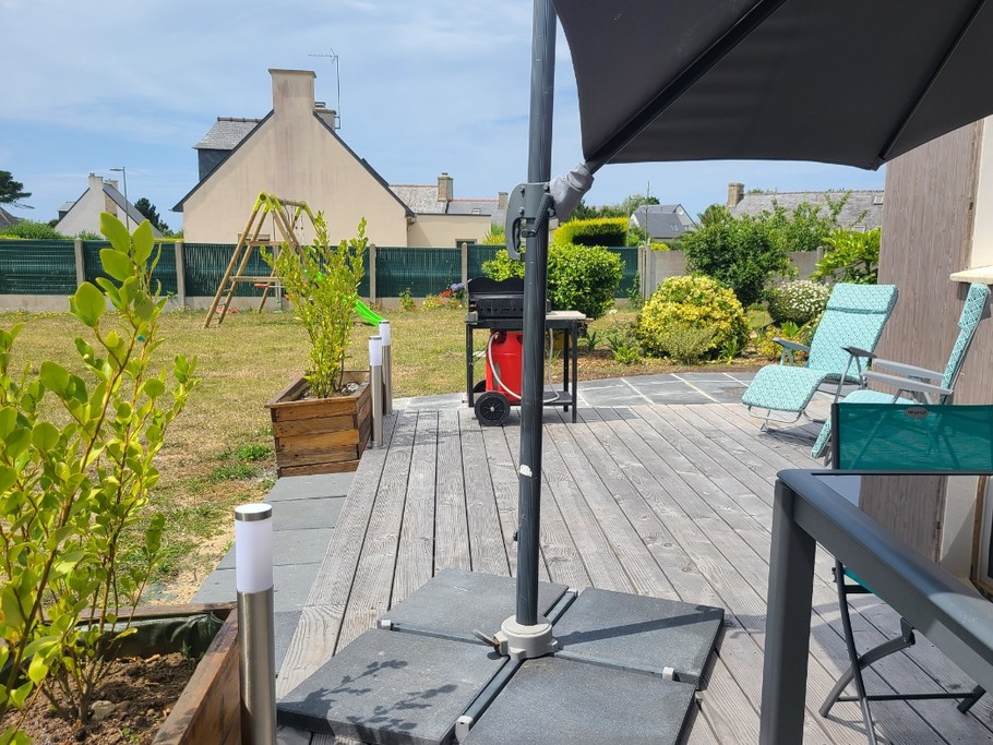 terrasse et vue sur portique