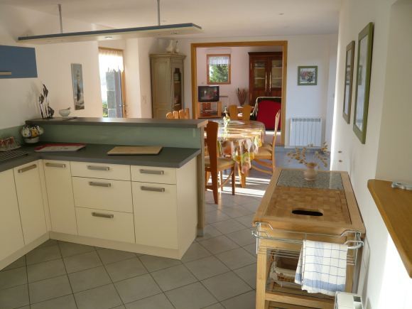 Location Kerbors 6 couchages (4 ad.) vue sur estuaire du Jaudy et mer (Bretagne - Côtes d'Armor)