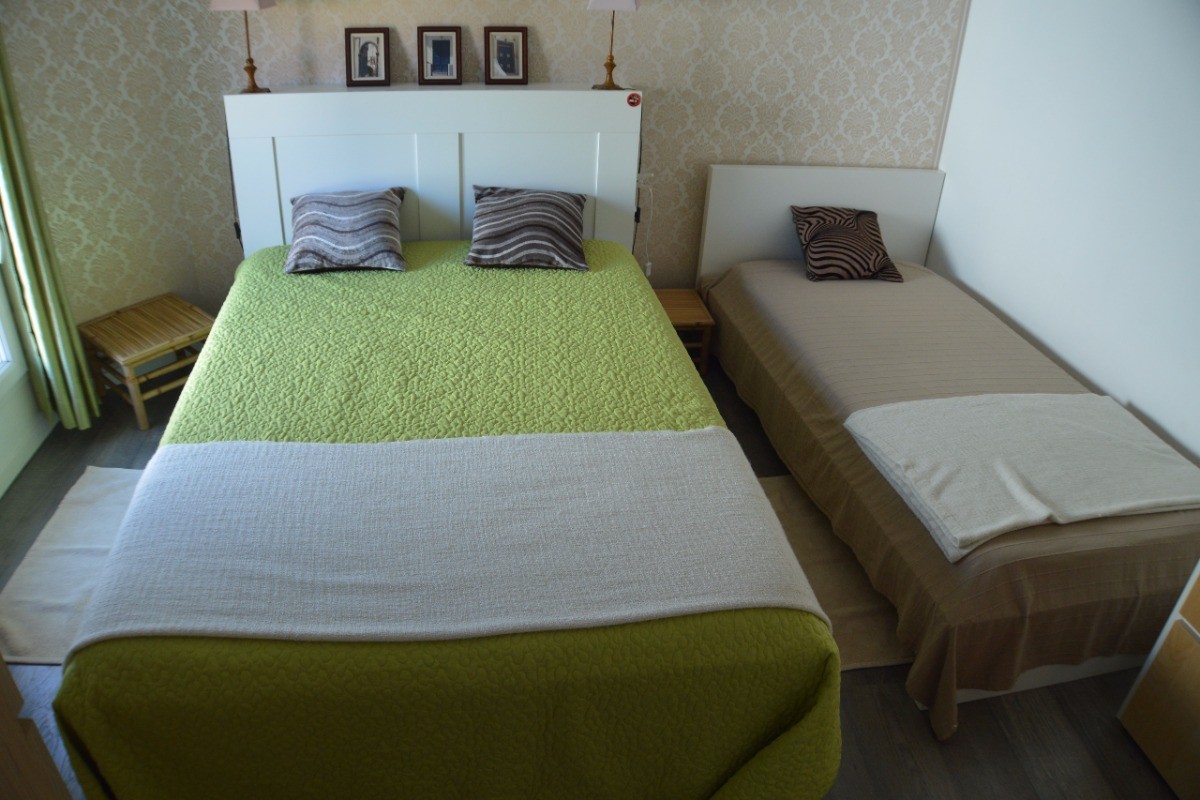 Chambre verte - étage - Maison Grise pour 5 personnes, proche plages, Meschers sur Gironde près de Royan