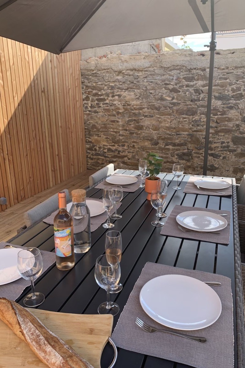 Coin repas en extérieur