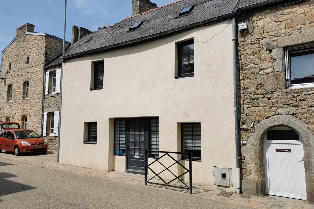 façade de la maison