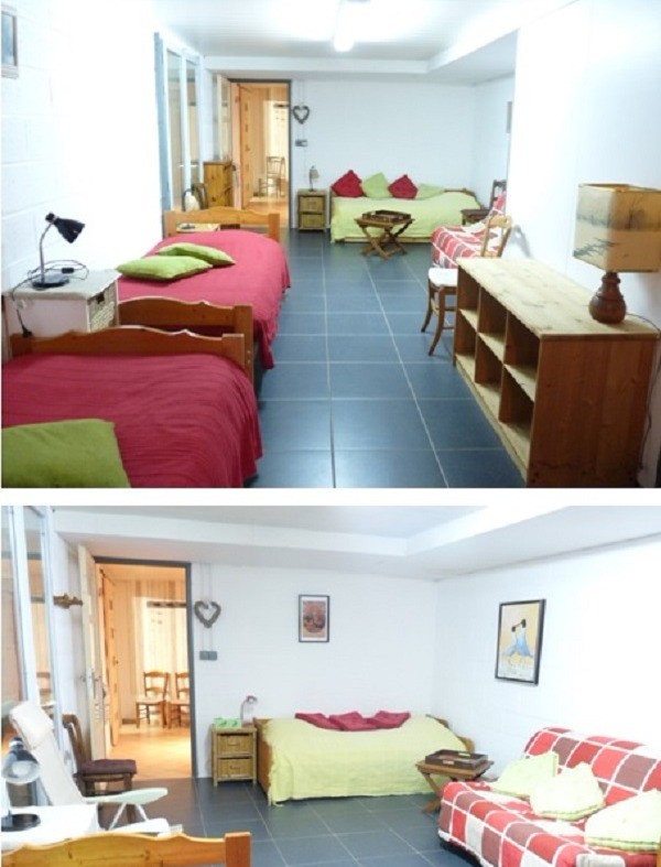 Chambre "Oiseaux" au sous-sol