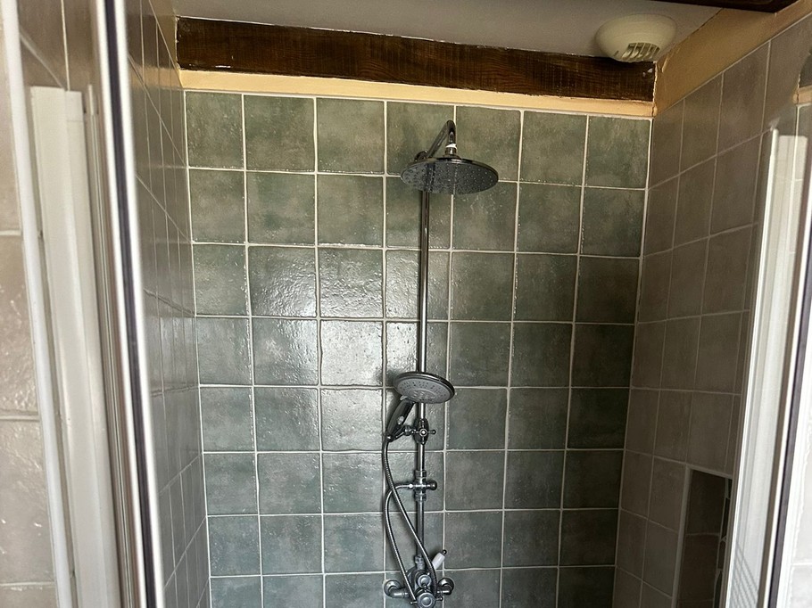 Lower bathroom shower