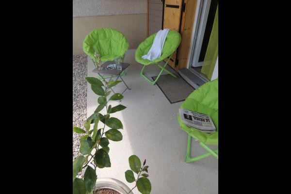 Chambres d'hôtes avec piscine dans le Parc naturel régional du Pilat - Terrasse privative