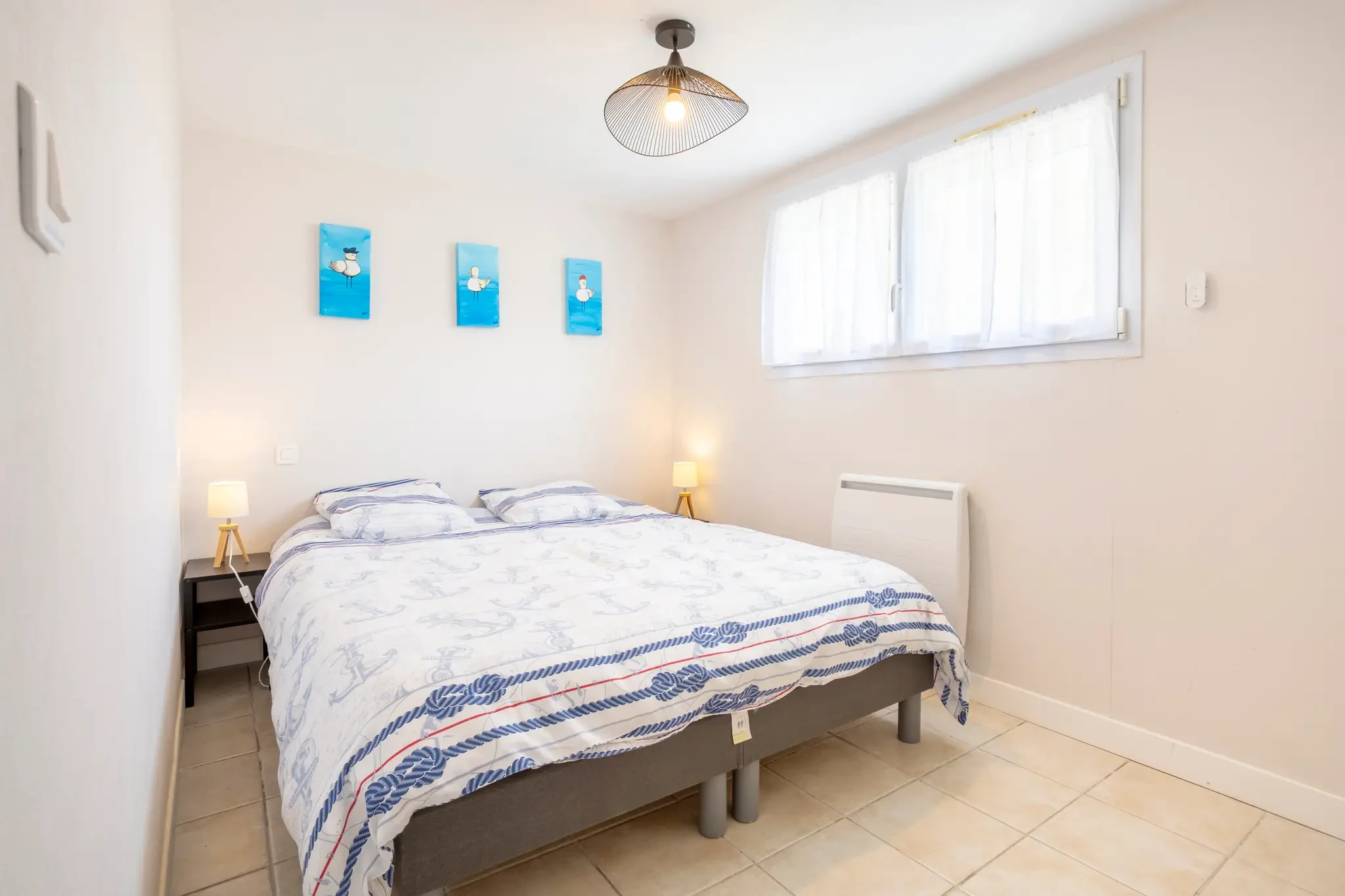 Small bedroom electric shutters