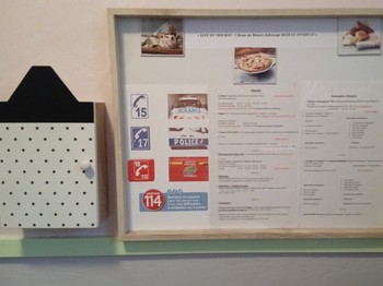 panneau indicatif dans l'entrée