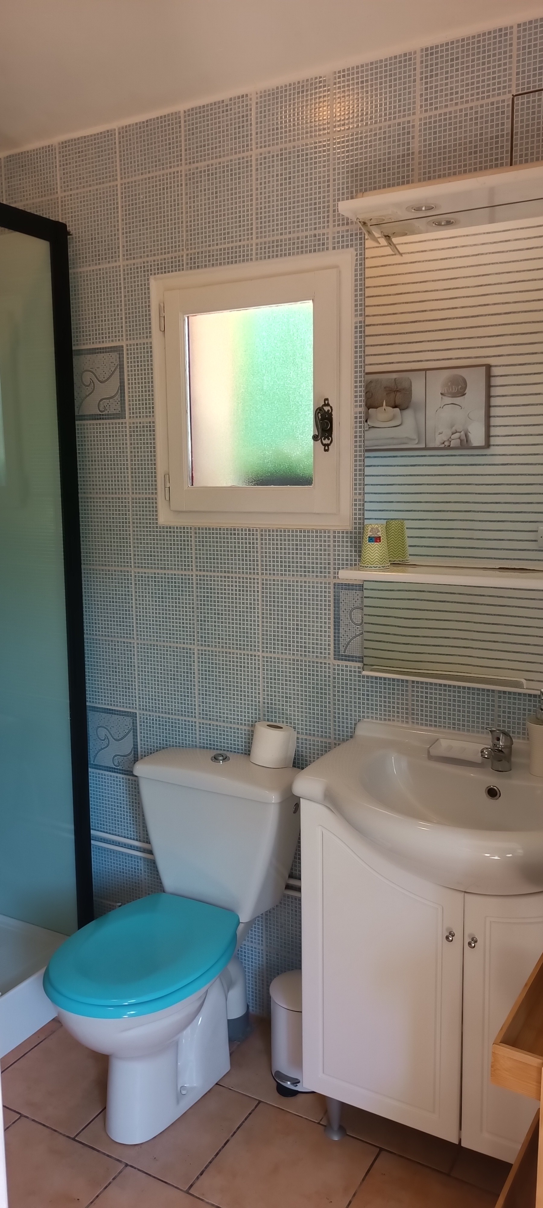 Salle d'eau Les Papillons Retour du Lac Ardres