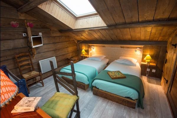 Chambre Pomme, style cabane pour la joie des enfants