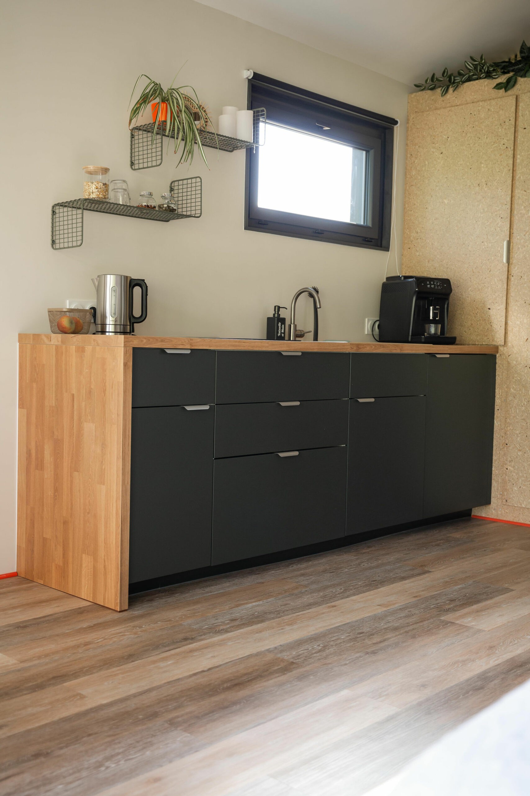 Open-plan kitchen – Lodge Helsinki, Saint-Léonard, Vosges
