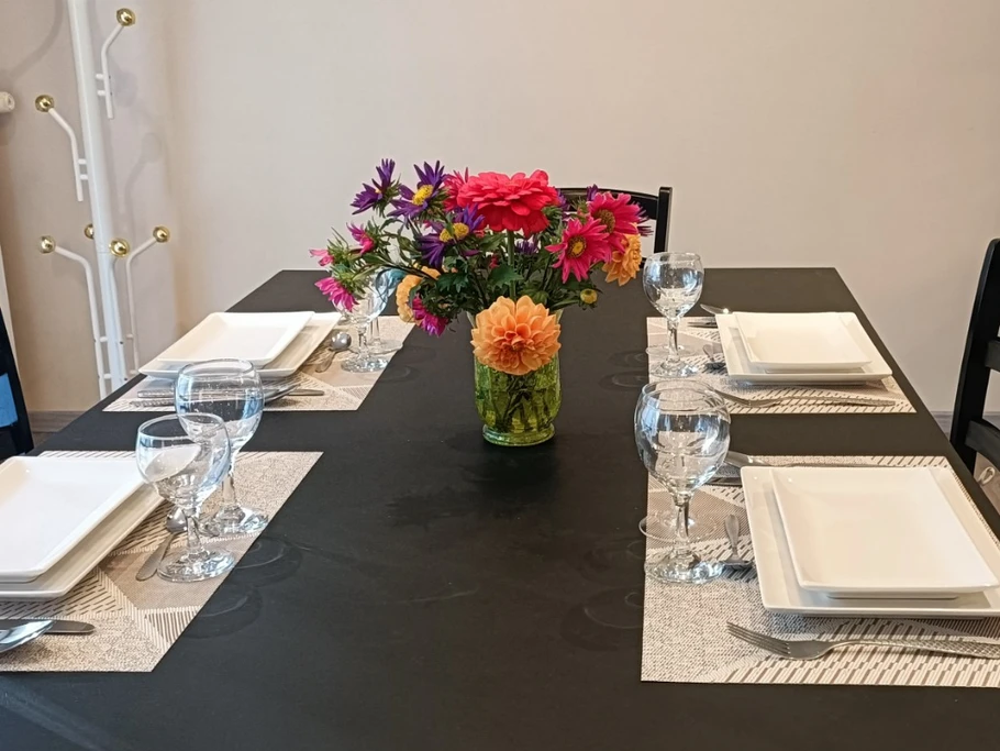 Gite de la poterie - Table dréssée