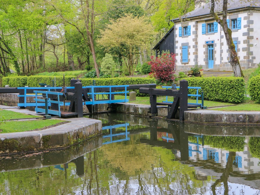 Canal d'Ille-et-Rance à Hédé-Bazouges