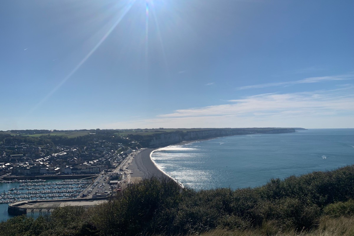 Fécamp depuis le Cap Fagnet