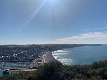 Fécamp depuis le Cap Fagnet