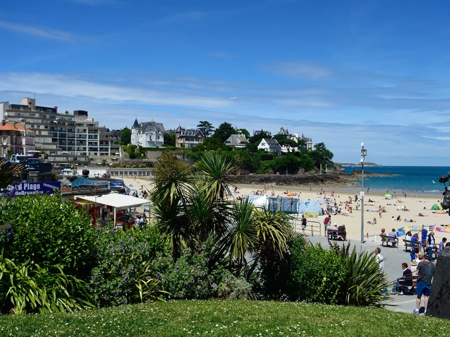 Plage de l'Ecluse à Dinard