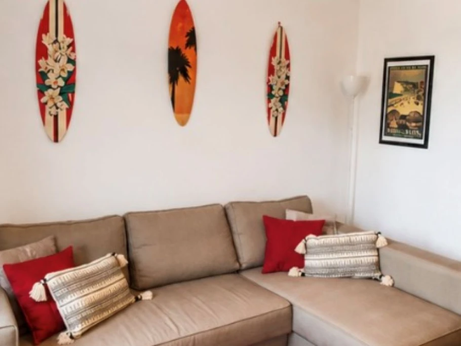 Salon couchage Mers les Bains - Appartement Nid Douillet Yvonne - Hauts de France