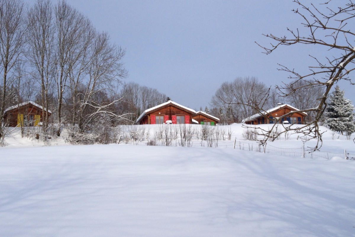 Chalets en hiver