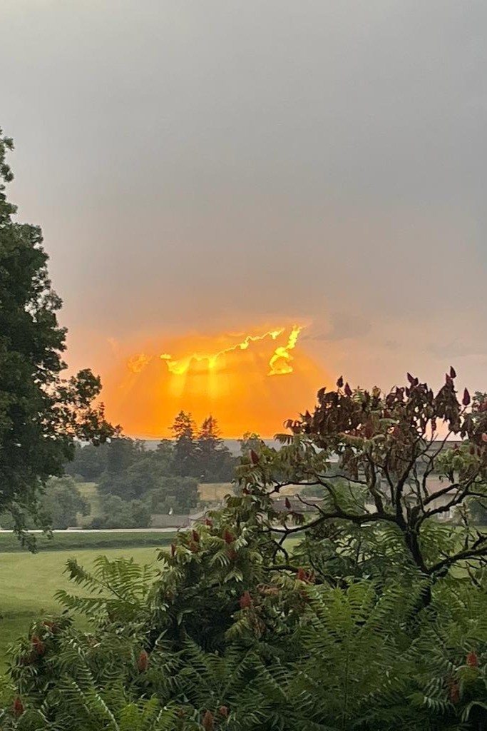Coucher de soleil sur la Chambre