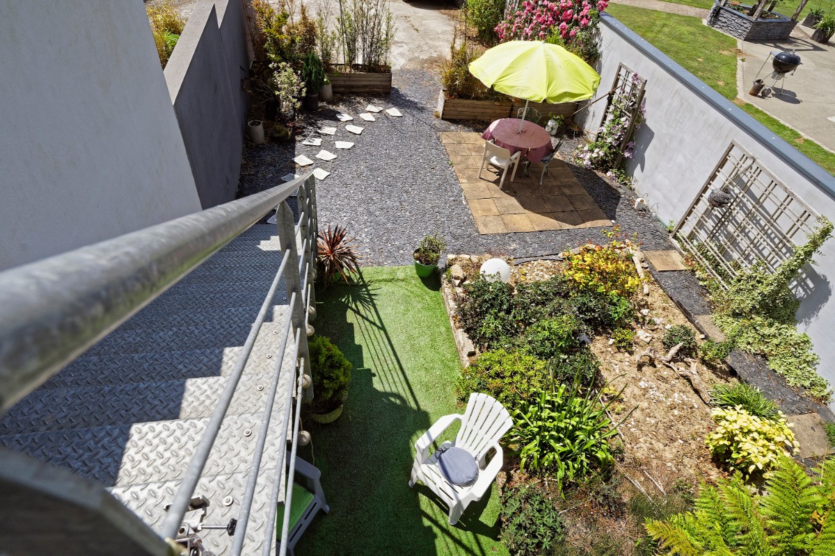TyNoLa :  terrasse vue de l'étage