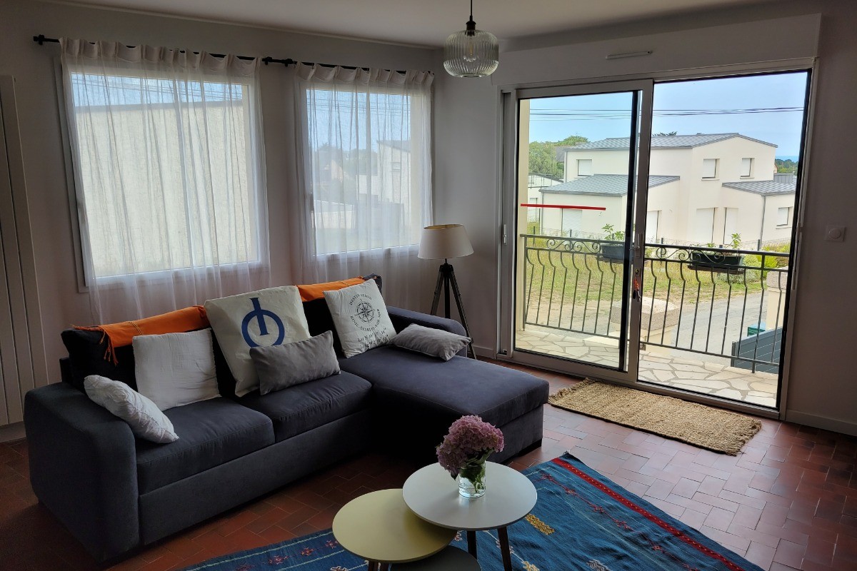 Location 2 personnes, Binic - Etables sur Mer, salon séjour