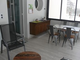 véranda, coin repas