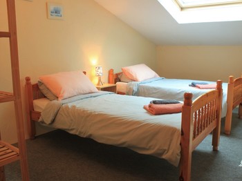 Une quatrième chambre double à l'étage