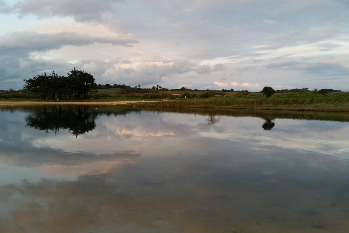 Location "Île St Riom" de la maison de Marilou au centre ville de Paimpol et à quelques pas du port (Côtes d'Armor, Bretagne) - Etang de Poulafret