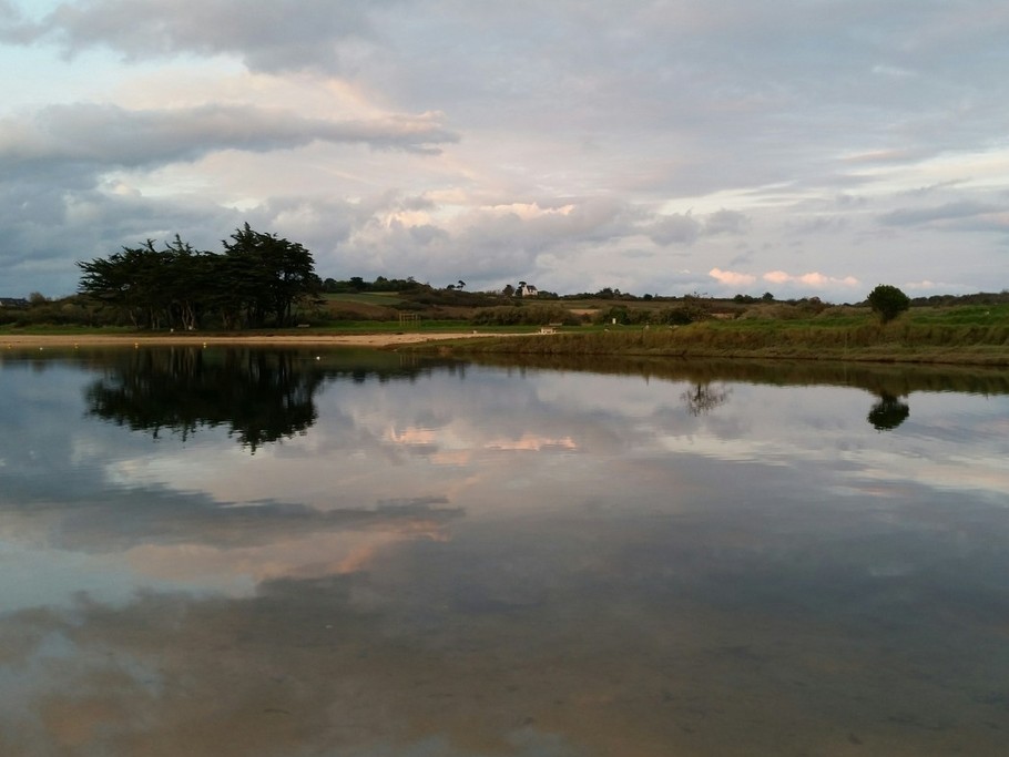 Location "Île St Riom" de la maison de Marilou au centre ville de Paimpol et à quelques pas du port (Côtes d'Armor, Bretagne) - Etang de Poulafret