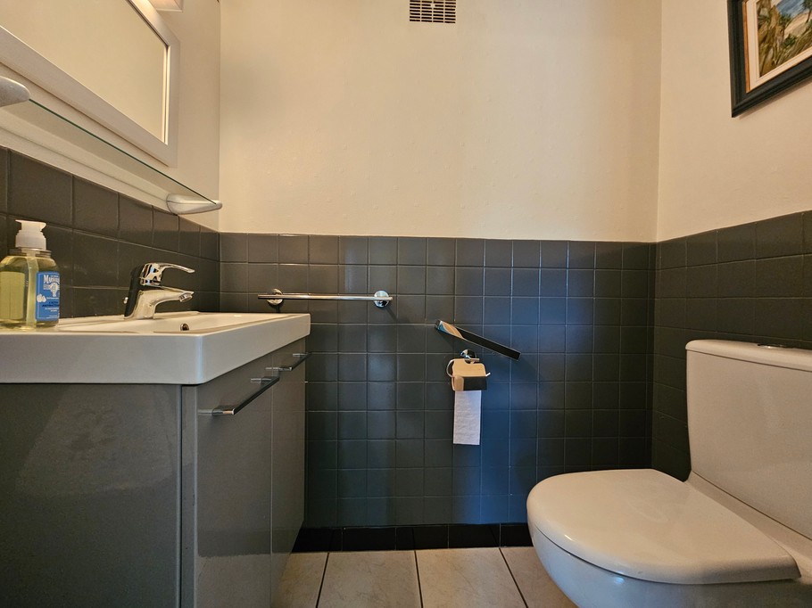Meuble vasque avec miroir et WC