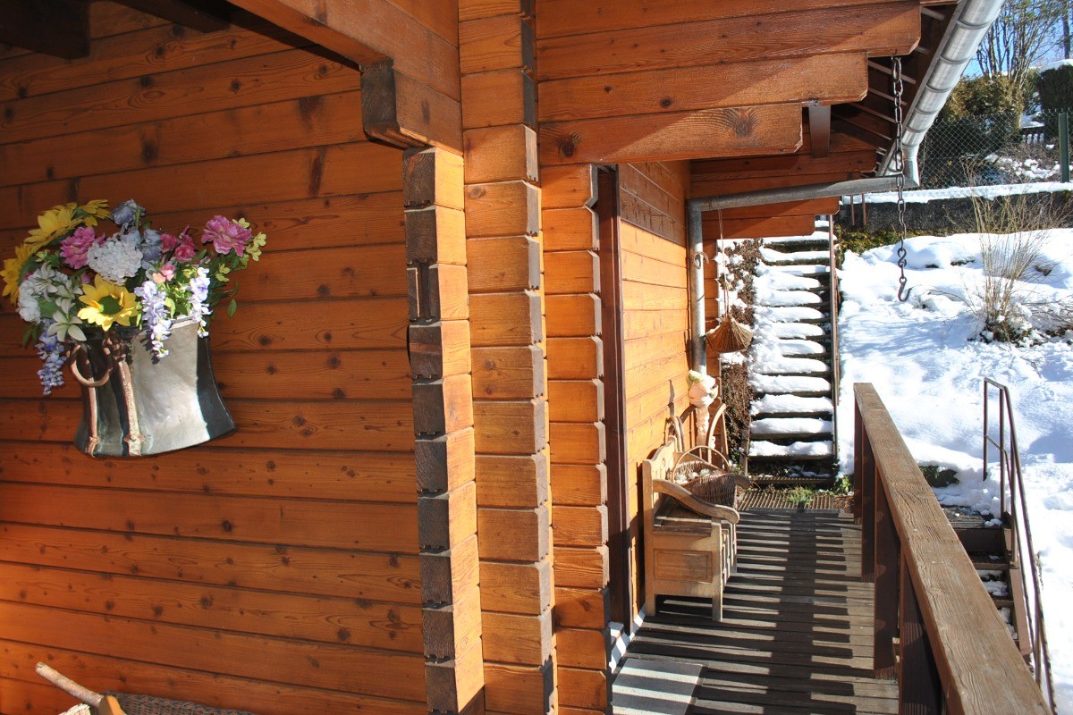 Entrée par le balcon